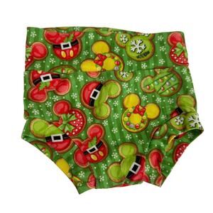 Christmas Mickey Mouse Ear Bummies Shorts Handmade Size 3-6 Months